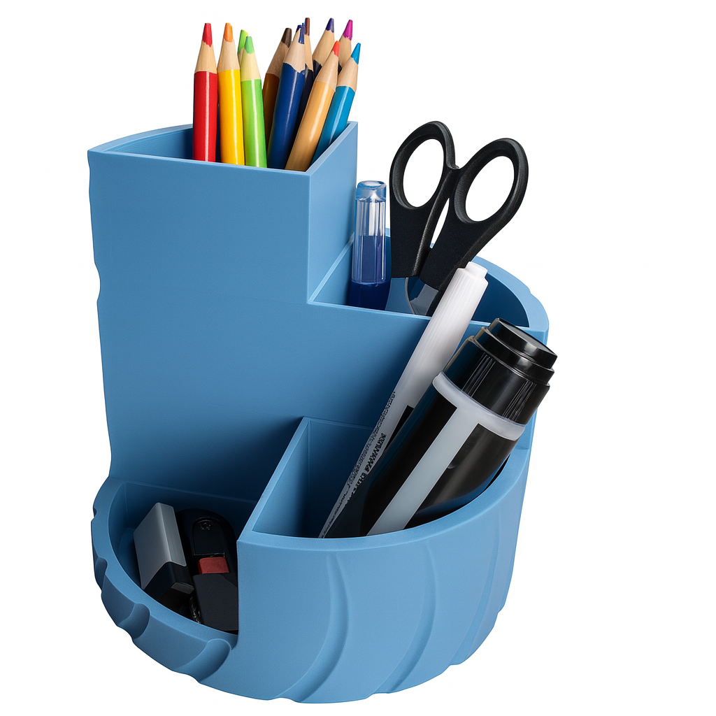3D-Printed Multi-Use Desk Organizer