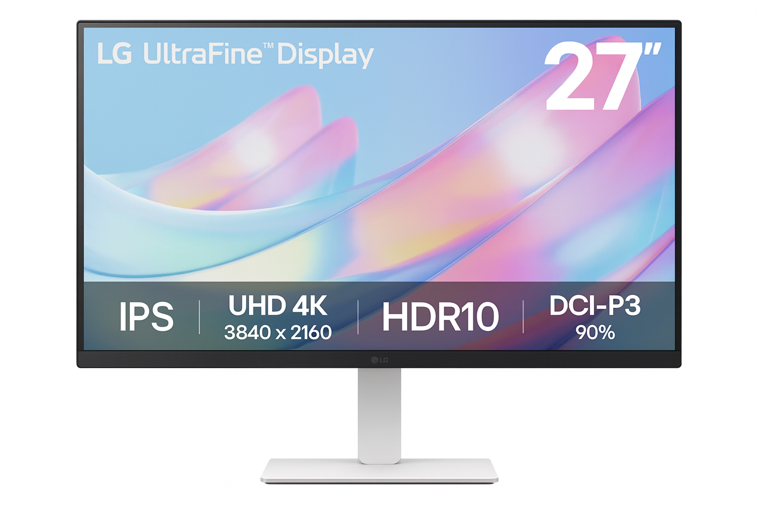 LG 27 Inch 4K UHD UltraFine IPS PC Monitor HDR10 3840x2160