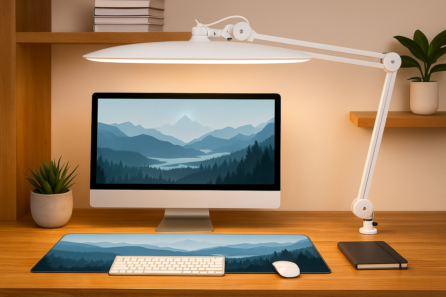 LED Desk Lamp with Clamp - Eye Caring Architect Desk Light for Home Office thumbnail 2