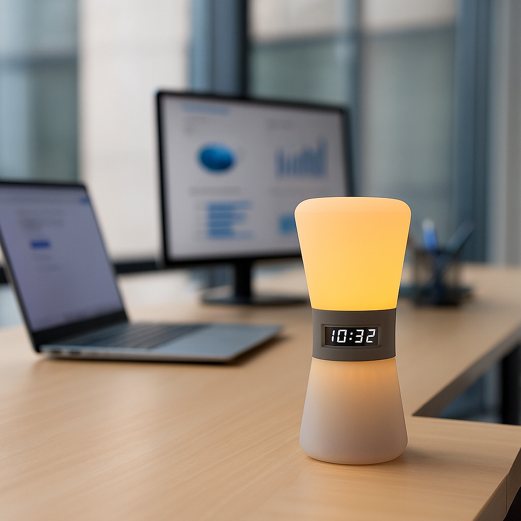 LED Adjustable Meditation Timer Hourglass with 1-99 Minutes preset | Pomodoro Technology Visual Hourglass and Productivity Silence Kids/Adult Time Management Tool | ADHD Dining Table Timer and Focus thumbnail 2