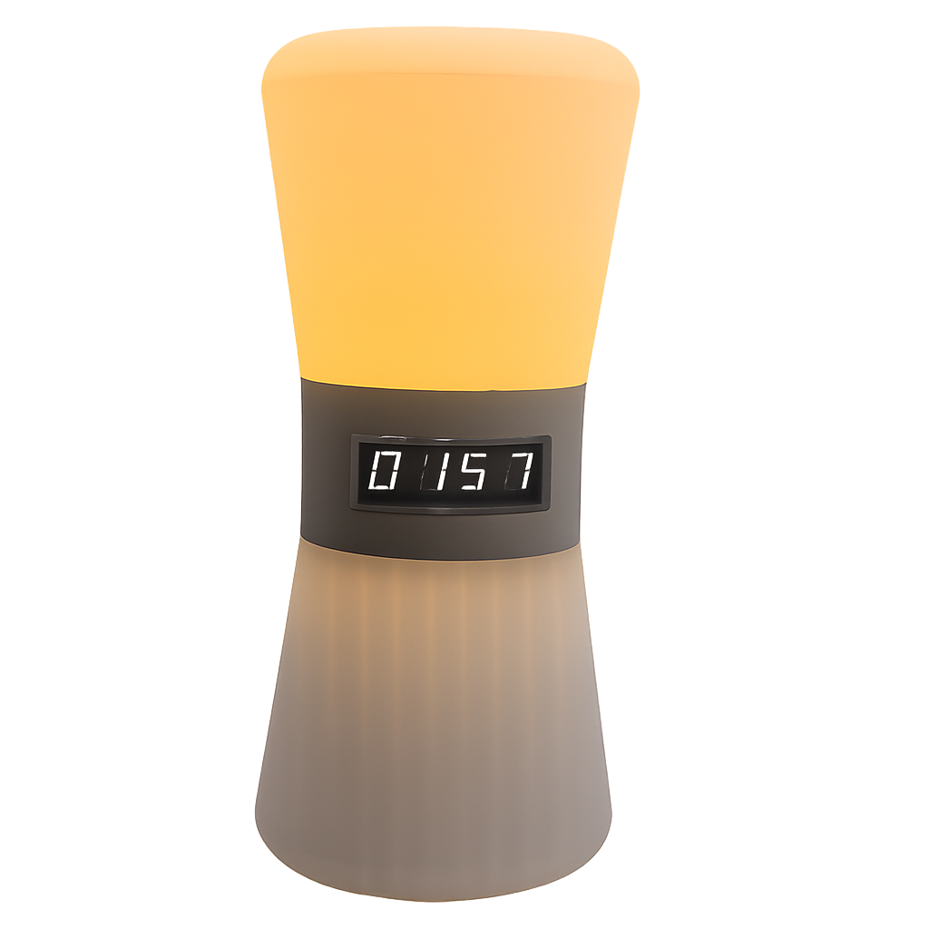 LED Adjustable Meditation Timer Hourglass with 1-99 Minutes preset | Pomodoro Technology Visual Hourglass and Productivity Silence Kids/Adult Time Management Tool | ADHD Dining Table Timer and Focus