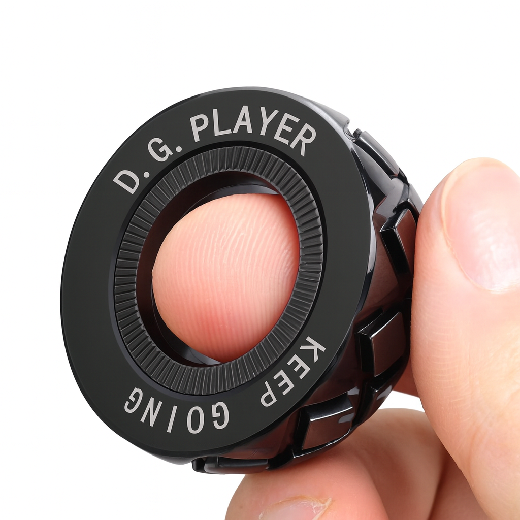 Adjustable Magnetic Fidget Spinner Ring - Premium Stainless Steel Stress Relief Toy for Adults & Teens, ADHD Anxiety Relief, Perfect for Office Work Study Travel, Unique Gift & Stocking Stuffer thumbnail 2