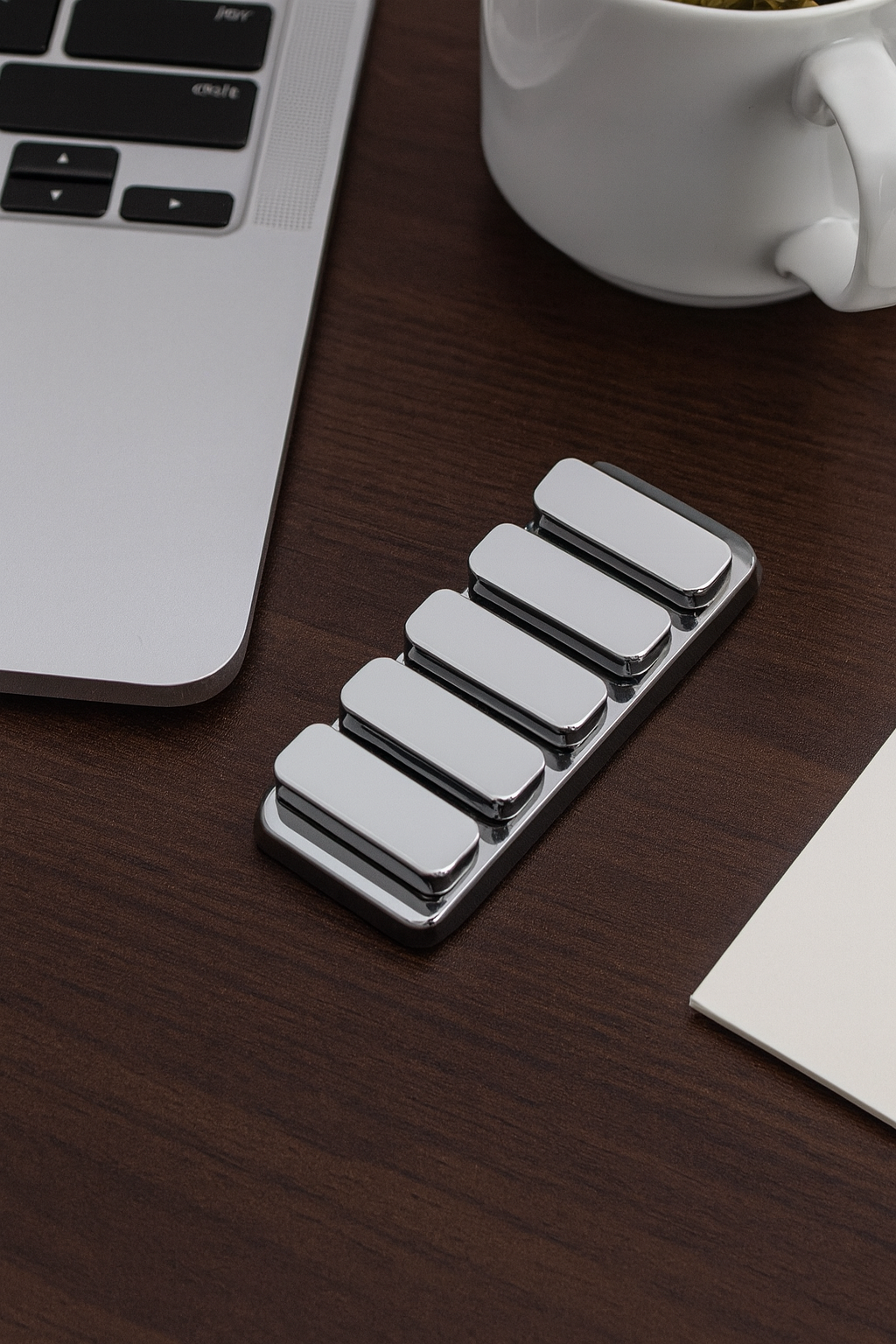 Metal Fidget Slider Haptic Clicker with 3 Noise Levels - EDC Brick Blocks Fidget Toy thumbnail 3