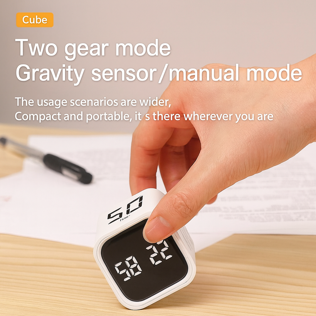Cube Productivity Timer - 5/10/30/60 Min Presets + Custom Countdown thumbnail 2