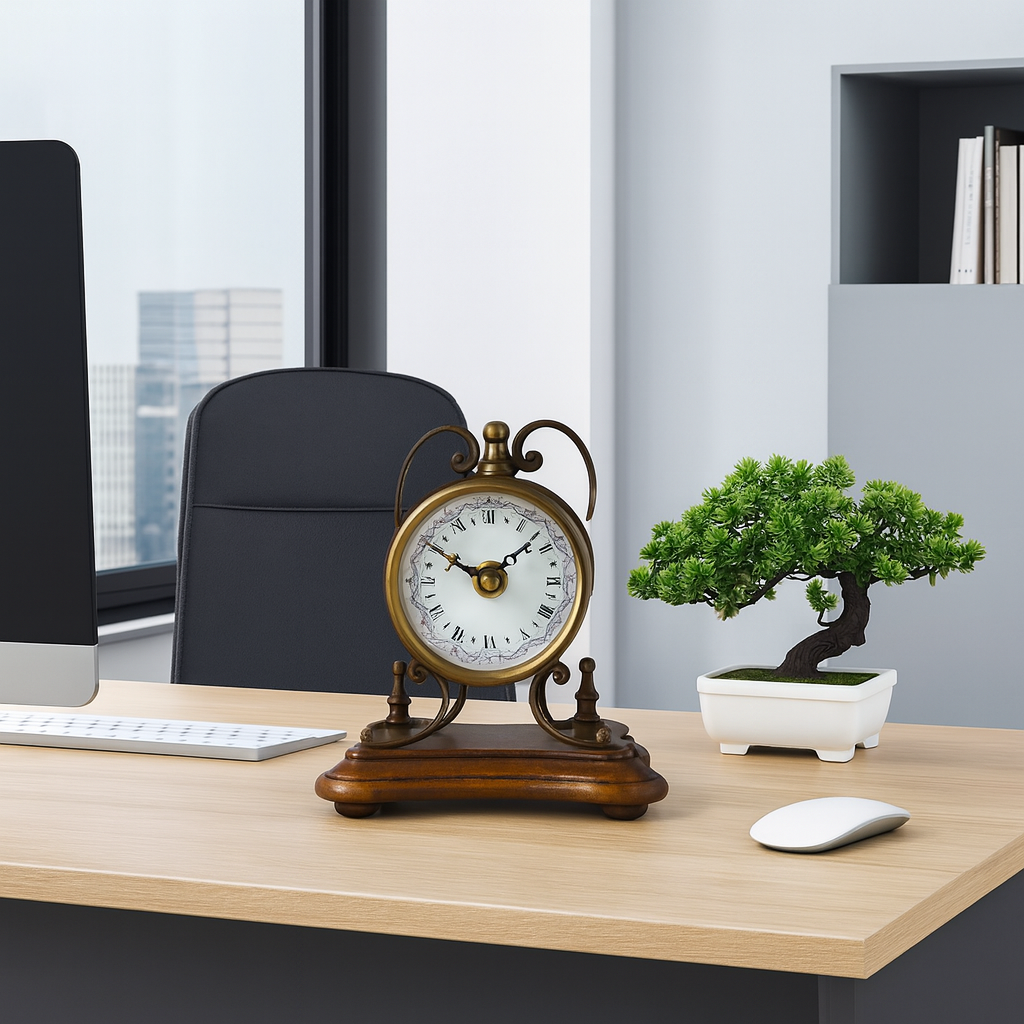 Victorian Aesthetic Period Era Desk Bracket Clock thumbnail 2